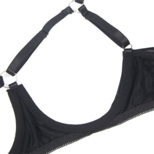 SUBBLIME - 955205 COMPLETO REGGISENO CON FIOCCO NERO REGOLABILE L/XL - immagine 15