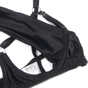 SUBBLIME - 955205 COMPLETO REGGISENO CON FIOCCO NERO REGOLABILE L/XL - immagine 12
