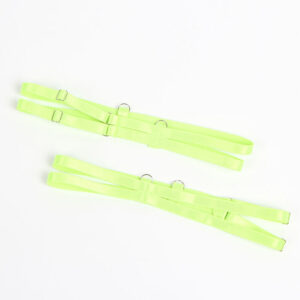 SUBBLIME - 955311 COMPLETO REGGISENO CON PIZZO E LINEE GIARRETRICI VERDE E BLU S/M - immagine 11