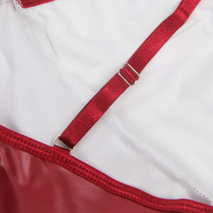 SUBBLIME - 955403 ABITO CON SPALLINE IN PELLE BORDEAUX L/XL - immagine 8