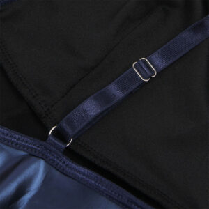 SUBBLIME - 955410 ABITO CON SPALLINE IN PELLE BLU S/M - immagine 8