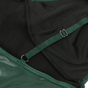 SUBBLIME - 955434 ABITO CON SPALLINE IN PELLE VERDE S/M - immagine 8