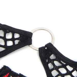 SUBBLIME - 955533 REGGISENO IN VERNICE ROSSA CON CERNIERA E REGGISENO A RETINO S/M - immagine 8