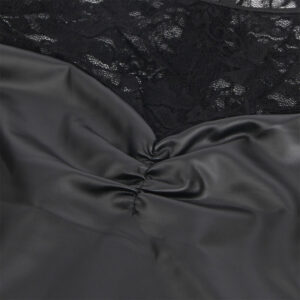 SUBBLIME - 955595 ABITO MANICA LUNGA CON PIZZO NERO S/M - immagine 7