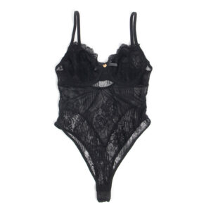 SUBBLIME - 955618 BODY IN PIZZO CON CHIUSURA INFERIORE NERO S/M - immagine 6