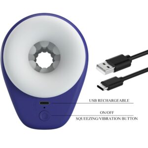 PRETTY LOVE - DJ LADY MASTURBATORE MASCHILE CON VIBRAZIONE 5 IMPOSTAZIONI VIOLA - immagine 10