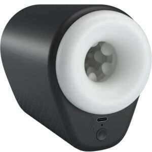 PRETTY LOVE - DJ GIRL MASTURBATORE MASCHILE CON VIBRAZIONE 5 IMPOSTAZIONI NEGRO - immagine 3