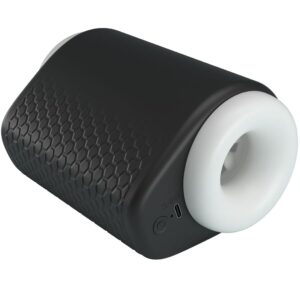 PRETTY LOVE - DJ GIRL MASTURBATORE MASCHILE CON VIBRAZIONE 5 IMPOSTAZIONI NEGRO - immagine 4