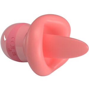PRETTY LOVE - STIMOLATORE PER CLITORIDE LINGUA KYLEE 10 VIBRAZIONI ROSA NUDO - immagine 4