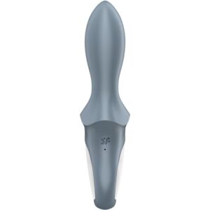 SATISFYER - AIR PUMP BOOTY 1 VIBRATORE ANALE GONFIABILE GRIGIO - immagine 5