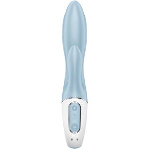 SATISFYER - AIR PUMP BUNNY 1 VIBRATORE GONFIABILE CONIGLIO BLU - immagine 3