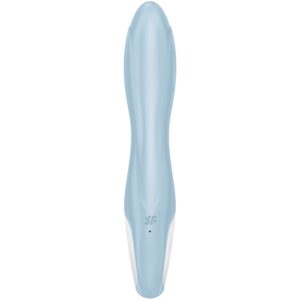 SATISFYER - AIR PUMP BUNNY 1 VIBRATORE GONFIABILE CONIGLIO BLU - immagine 5