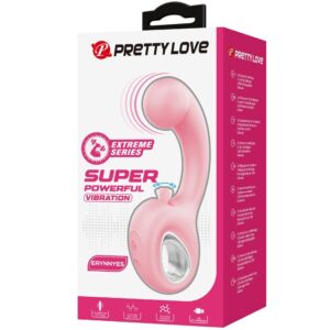 PRETTY LOVE - ERYNNYES VIBRATORE PUNTO G + STIMOLATORE CLITORIDEO 10 VIBRAZIONI ROSA - immagine 10