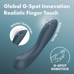 SATISFYER - G-SPOT WAVE 4 VIBRATORE PROGRAMMA 12 VIBRAZIONI GRIGIO SCURO - immagine 6