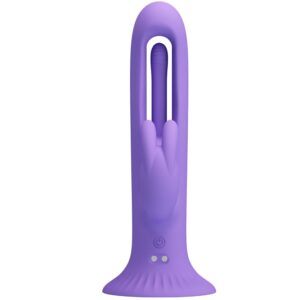 PRETTY LOVE - VIBRATORE CONIGLIO KILLMOULIS 12 MODALITÀ DI VIBRAZIONE VIOLA - immagine 2