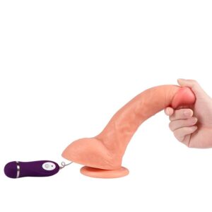 SHEQU - DILDO VIBRANTE BESTIA CON TELECOMANDO 24,5 CM - immagine 5
