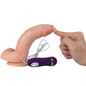 SHEQU - KASSADIN VIBRATORE DILDO CON TELECOMANDO 17,5 CM - immagine 6