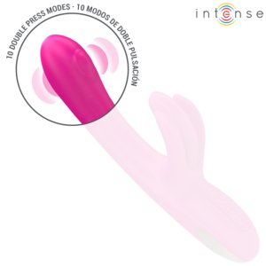 INTENSE - VIBRATORE MULTIFUNZIONE CONIGLIO BRITNEY 23 CM ROSA - immagine 7