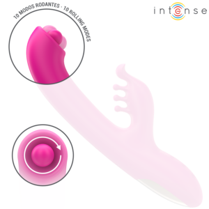 INTENSE - CHRISTINA VIBRATORE MULTIFUNZIONE RABBIT 22,5 CM ROSA - immagine 6