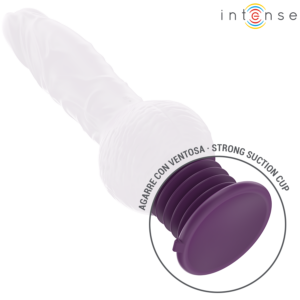 INTENSE - VIBRATORE MULTIFUNZIONE TATUM CON VIBRAZIONE SU E GIÙ 24 CM VIOLA - immagine 5