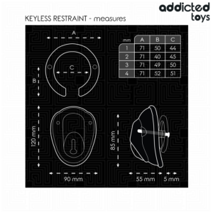 ADDICTED TOYS LOCKED - GABBIA PER PENE SENZA CHIAVE 11,5 CM - immagine 5