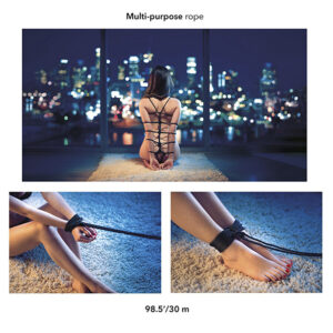 CALEXOTICS - SCANDAL CORDA NERA BDSM 30 M - immagine 4