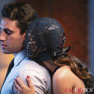 CALEXOTICS - SCANDAL  PASSAMONTAGNA IN PIZZO NERO CON FIOCCO - immagine 5