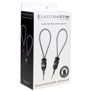 ELECTRASTIM - ELECTRALOOPS E-STIM ANELLI PER PENE IN METALLO REGOLABILI - immagine 2