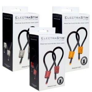ELECTRASTIM - PRESTIGE ELECTRA LOOPS ANELLI PER IL PENE REGOLABILI ROSSI - immagine 4