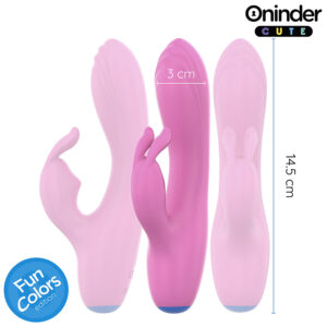 ONINDER CUTE - VIBRATORE CONIGLIETTO D'AMORE PER PUNTO G E CLITORIDE - APP GRATUITA IN TUTTO IL MONDO - immagine 3
