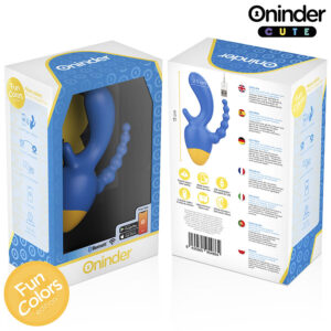 ONINDER CUTE - LOVE 3 SOME TRIPLO VIBRATORE - APP GRATUITA IN TUTTO IL MONDO - immagine 8