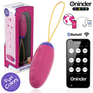 ONINDER CUTE - UOVO IN SILICONE CON VIBRO-ONDA E PIACERE - APP GLOBALE GRATUITA - immagine 3