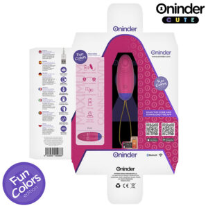 ONINDER CUTE - UOVO IN SILICONE CON VIBRO-ONDA E PIACERE - APP GLOBALE GRATUITA - immagine 8