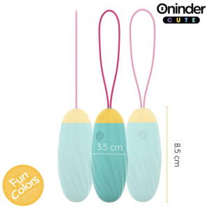 ONINDER CUTE - UOVO VIBRANTE LOVE PLEASURE - GEMME ROTANTI IN SILICONE - APP GLOBALE GRATUITA - immagine 4