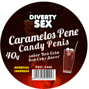 DIABLO PICANTE - 20 CARAMELLE PER PENE AL GUSTO RON COLA - immagine 2