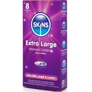 SKINS - PRESERVATIVI EXTRA LARGE PREMIUM CONFEZIONE DA 8 - immagine 2