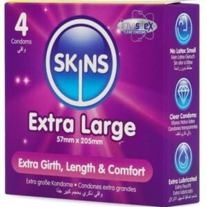 SKINS - PRESERVATIVI EXTRA LARGE PREMIUM CONFEZIONE DA 4 - immagine 2