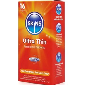 SKINS - PRESERVATIVI ULTRA SOTTILI PREMIUM CONFEZIONE DA 16 - immagine 2