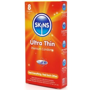SKINS - PRESERVATIVI ULTRA SOTTILI PREMIUM CONFEZIONE DA 8 - immagine 2
