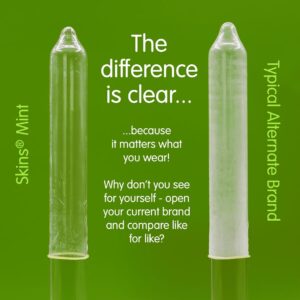 SKINS - PRESERVATIVI PREMIUM ALLA MENTA CONFEZIONE DA 8 - immagine 3