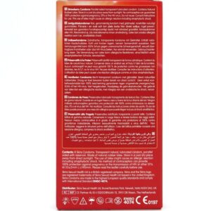 SKINS - PRESERVATIVI PREMIUM ALLA FRAGOLA CONFEZIONE DA 8 - immagine 4