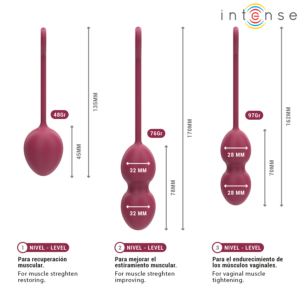 INTENSE - KIT PALLINE KEGEL CHARLI BORDEAUX - immagine 5