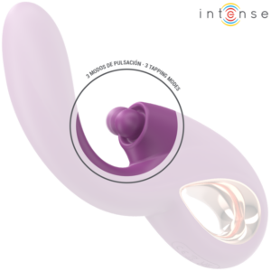 INTENSE - LALI VIBRATORE MULTIFUNZIONE PUNTO G TAPPING & THRUST & VIBRATION VIOLA - immagine 3