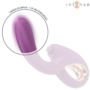 INTENSE - LALI VIBRATORE MULTIFUNZIONE PUNTO G TAPPING & THRUST & VIBRATION VIOLA - immagine 5