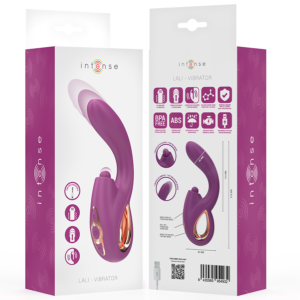 INTENSE - LALI VIBRATORE MULTIFUNZIONE PUNTO G TAPPING & THRUST & VIBRATION VIOLA - immagine 8
