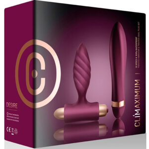 CLIMAXIMUM - DESIRE KIT VIBRATORE TWISTED + PLUG ANALE - immagine 5