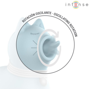 INTENSE - STIMOLATORE DUCHESS CON LINGUA ROTANTE 360º BLU - immagine 5