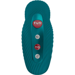 FUN FACTORY - VIBRATORE LAYA III LAY-ON VERDE BOTTIGLIA - immagine 3