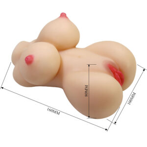 CRAZY BULL - HERTA MINI TORSO REALISTICO VAGINA FEMMINILE 497 G - immagine 8