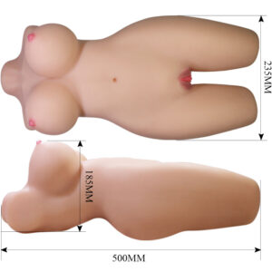 CRAZY BULL - MIA TORSO FEMMINILE REALISTICO VAGINA E ANALE 8,5 KG - immagine 8